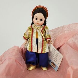 Madame Alexander Vintage Turkey Traditional Doll with Blue and Gold Outfit # 587